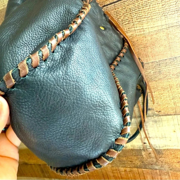 Vintage Carla Mancini Handmade Large Leather Tote - Picture 11 of 12